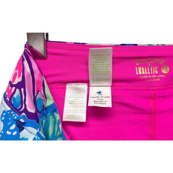 Lilly Pulitzer Luxletic Daphne Golf Skort Pundy Blue Isle Be Back Size 12 - Picture 9 of 10